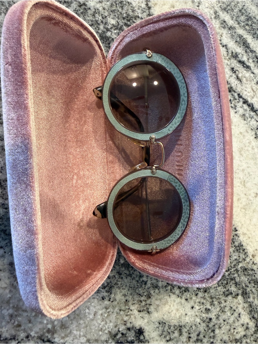 MIU MIU 08R Animal Print sunglasses - Picture 4 of 7